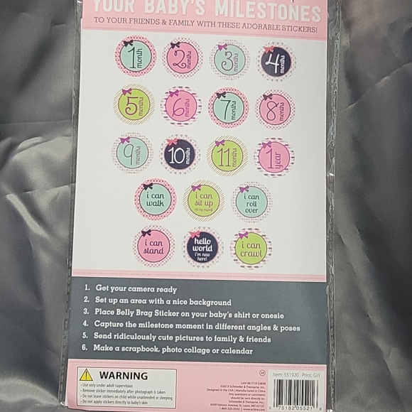 Baby milestone Stickers for photos - Picture 2 of 2